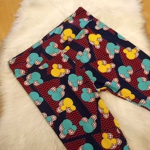 LLR Disney Navy 3D Mickey Mouse Leggings-#1307